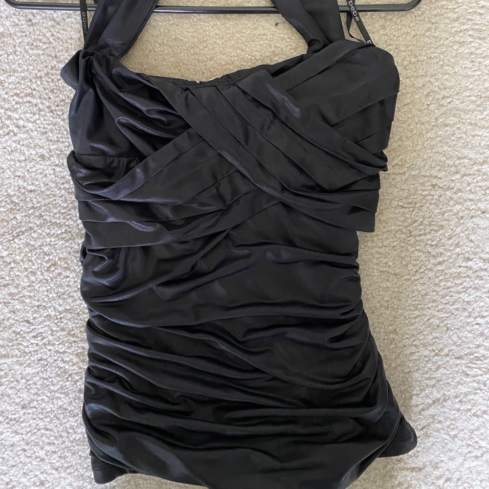 Black Halter Top